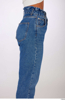 Suleika casual dressed high waist loose jeans thigh 0007.jpg